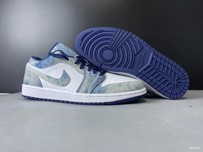 Rep TBK Air 1 Low Jordan Denim Washed CZ8455-100 0726